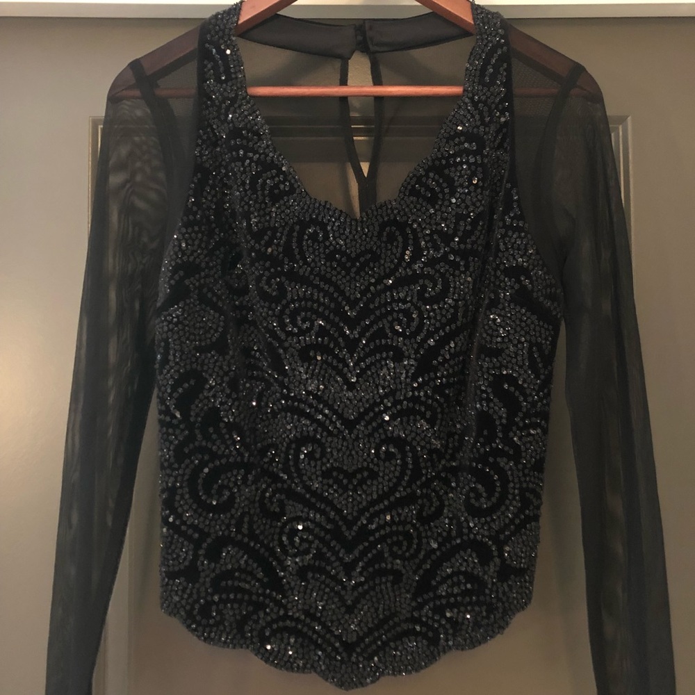 MSK Womens Blouse Shirt Black - Picture 5 of 8